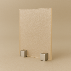Verre trempé sablé 33 mm